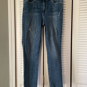 Joe's Jeans Women's Distressed Blue Skinny Jeans